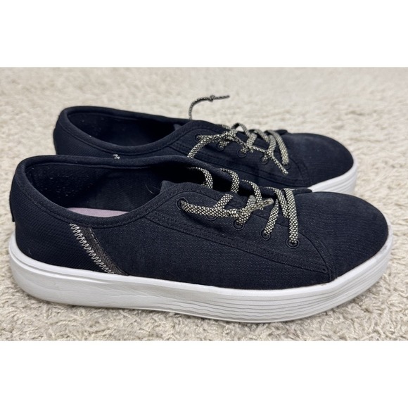 Hey Dude Cody Craft Sneakers Black Canvas Shoes Women's 8 Lightweight Comfort - Picture 4 of 12
